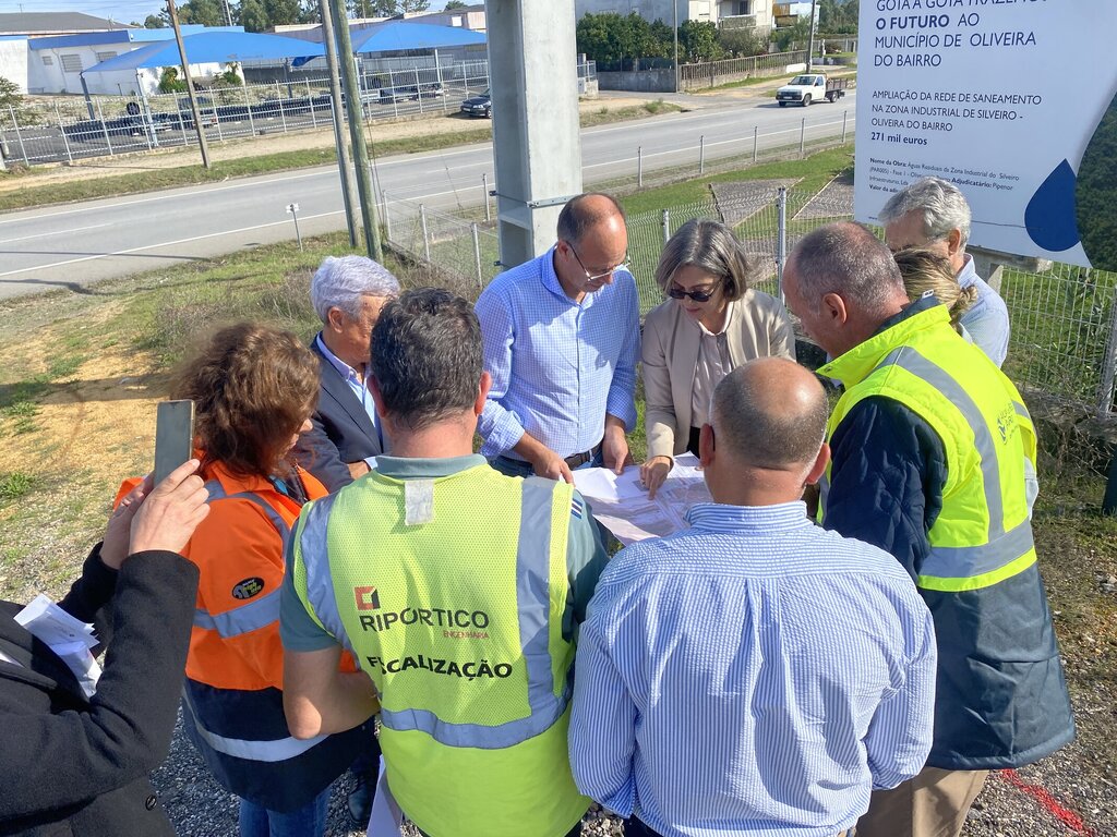 Arranque Empreitada Águas Residuais ZI Silveiro