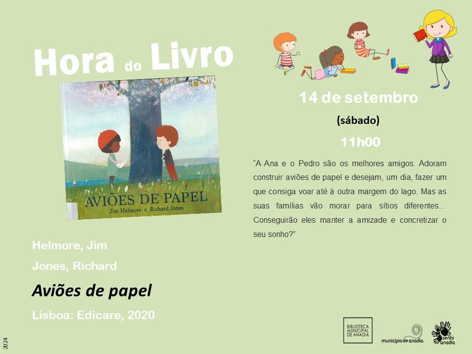 Hora do Livro: "Aviões de Papel" 