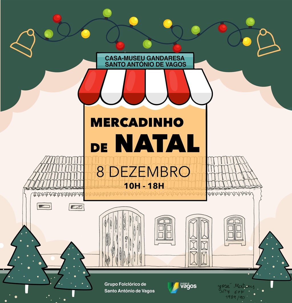 Mercadinho de Natal na Casa-Museu Gandaresa