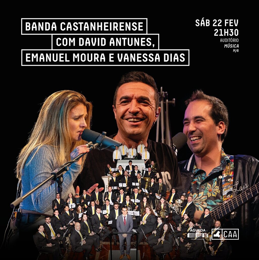  Banda Castanheirense, com David Antunes, Emanuel Moura e Vanessa Dias