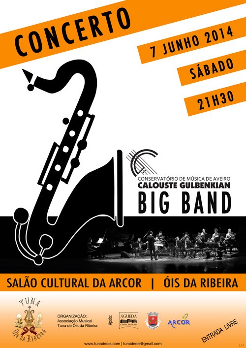 Concerto em ÓIS DA RIBEIRA :: Big Band do Conservatório de Aveiro