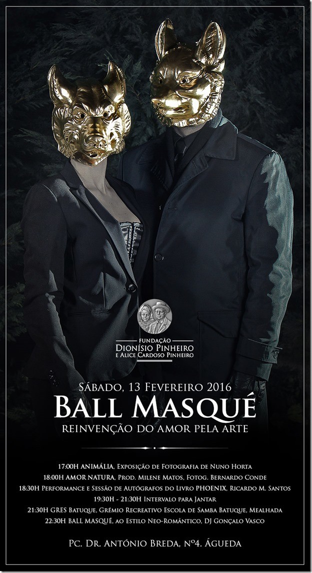 Convite – Ball Masqué, reinvenção do amor pela arte 