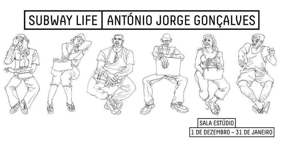 Subway Life de António Jorge Gonçalves, no Centro de Artes de Águeda