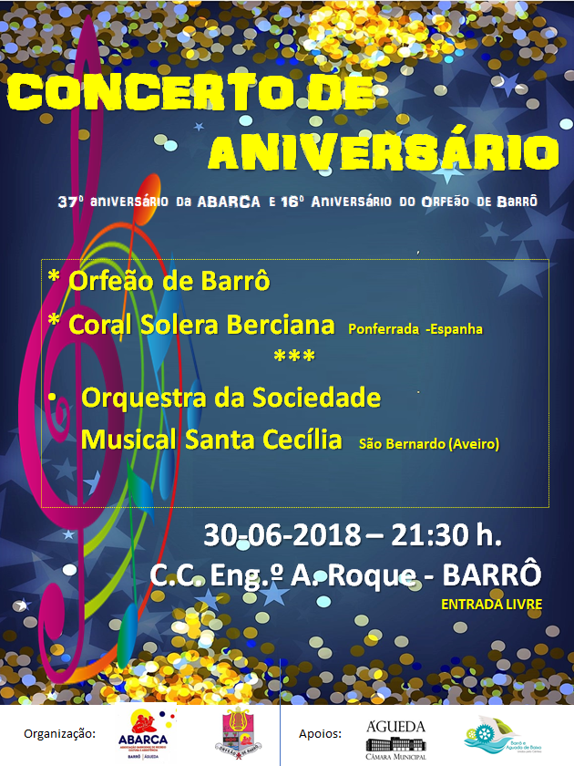 Concerto do  37.º Aniversário da ABARCA [Org.: ABARCA]