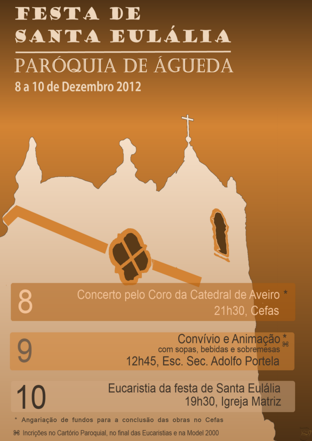 8 a 10 de dezembro :: Paróquia de Águeda celebra a Padroeira 