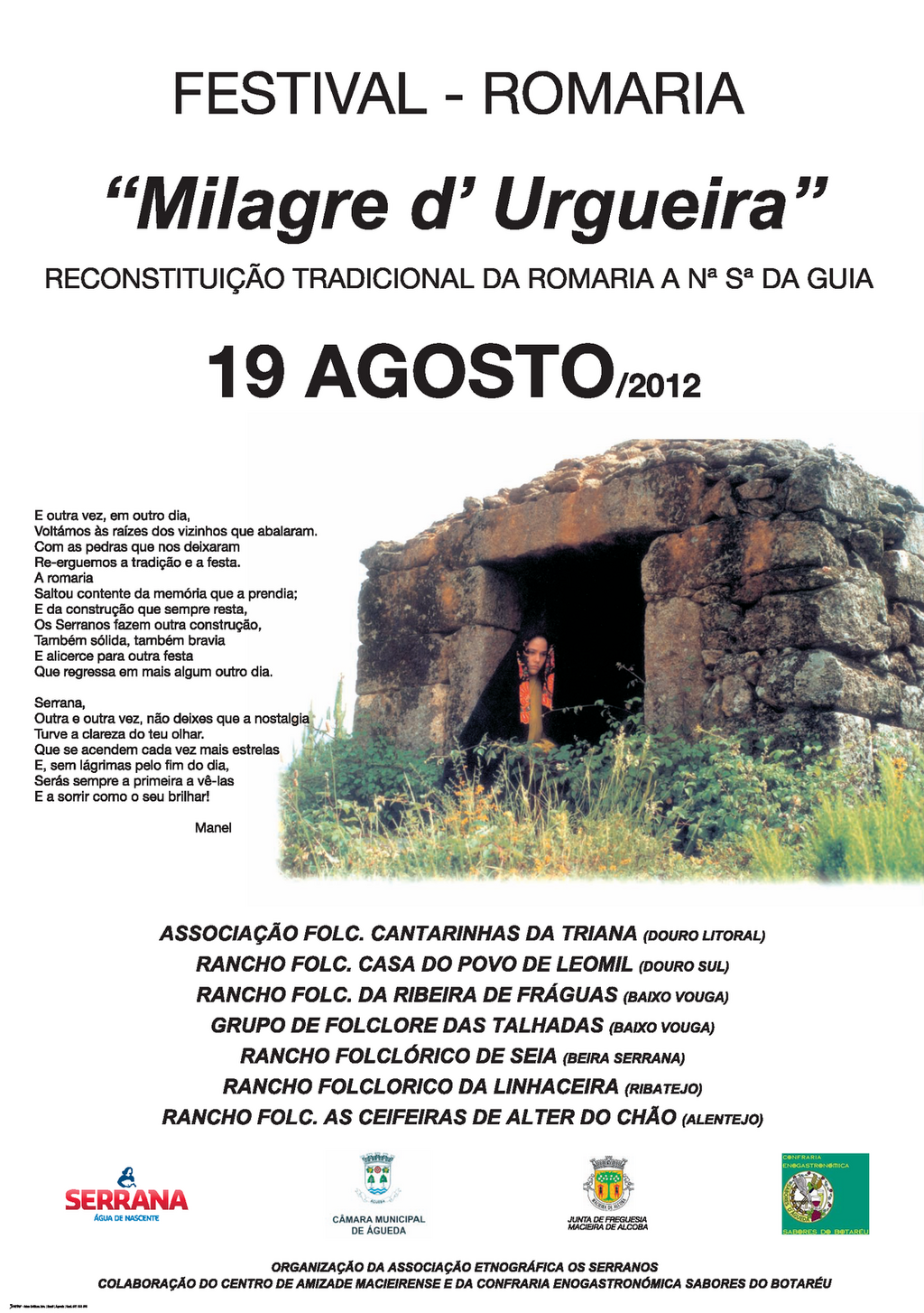 Festival-Romaria Milagre d'Urgueira [Org.: Associação Etnográfica Os Serranos] 