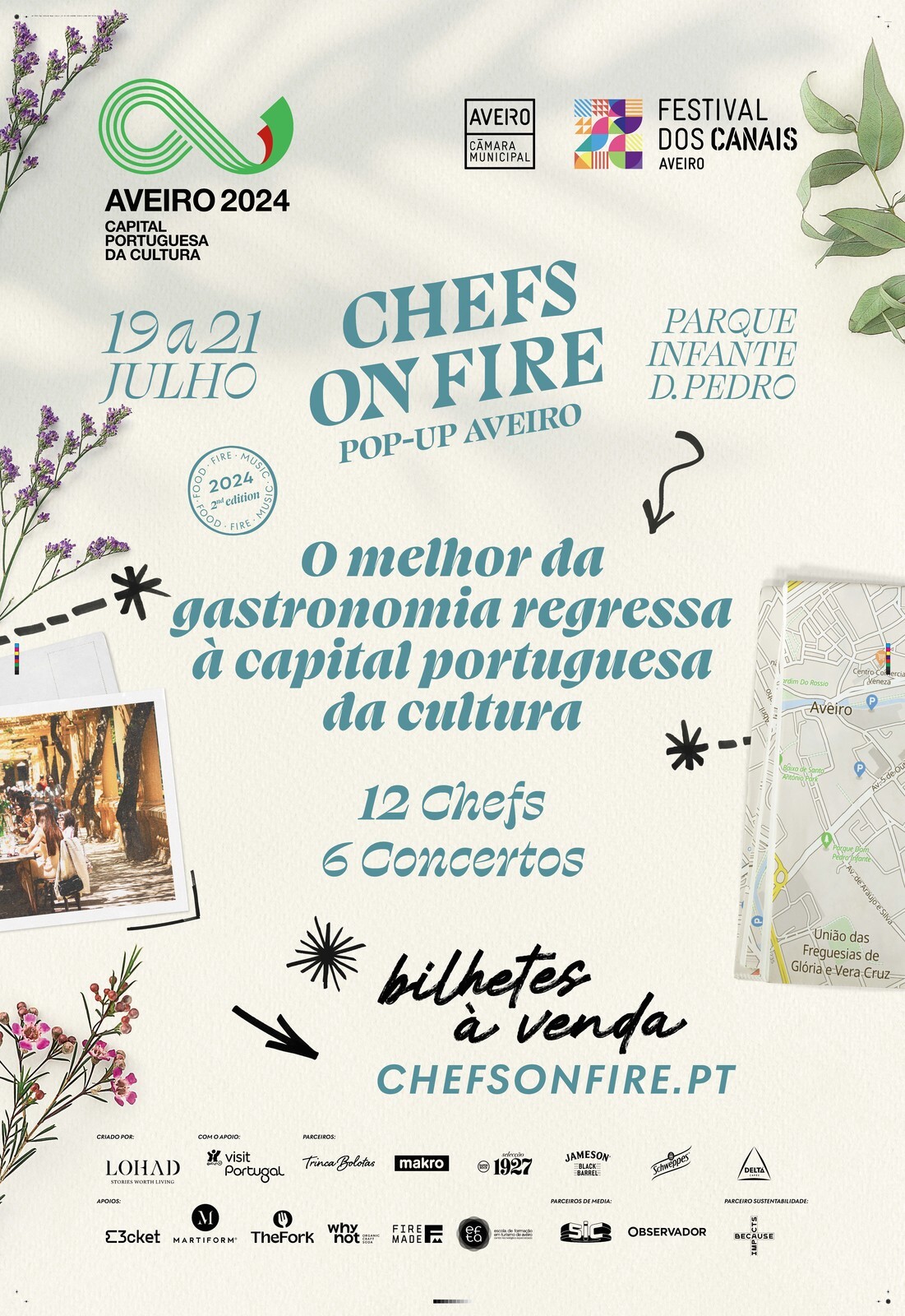 Chefs on Fire regressa a Aveiro com cartaz para abrir o apetite