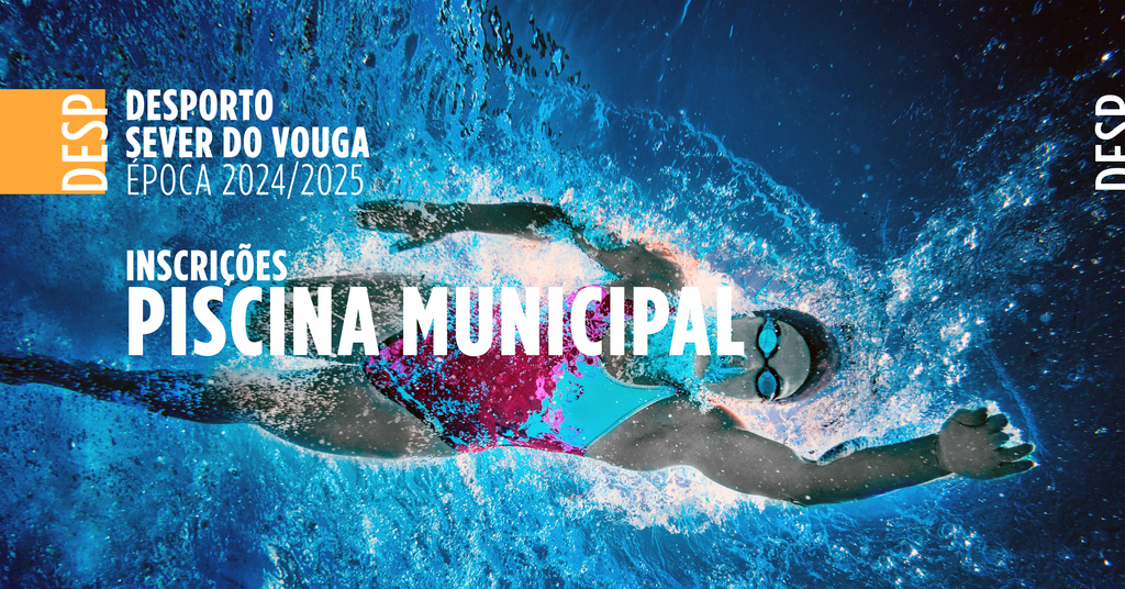 Inscrições para a frequência na Piscina Municipal 2024/2025