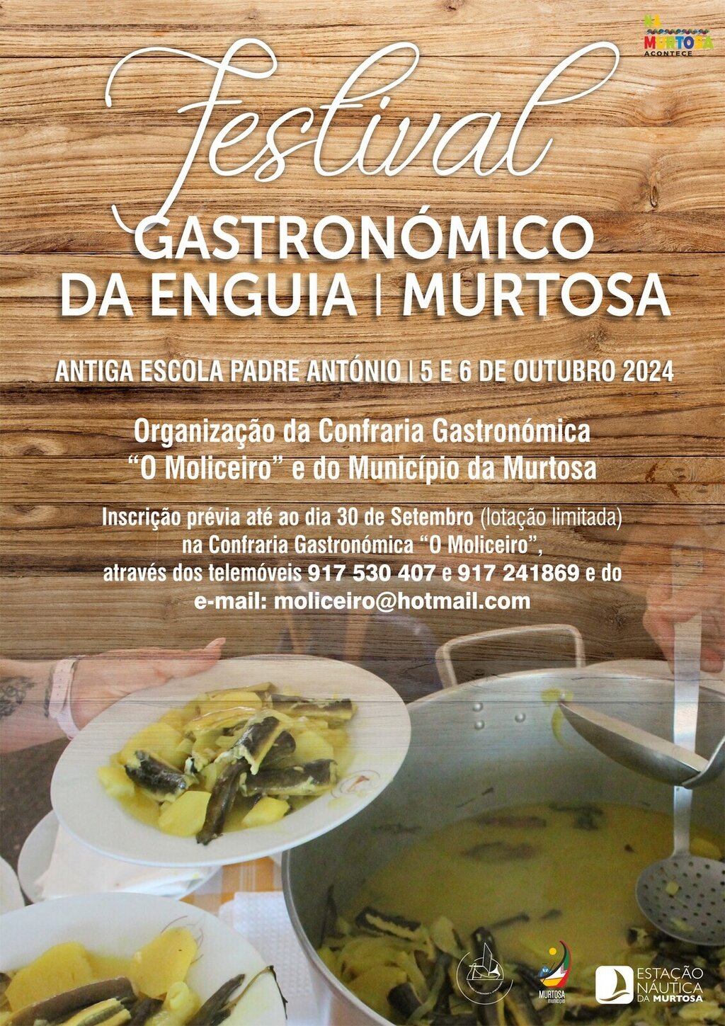 MURTOSA ACOLHE MAIS UMA EDIÇÃO DO FESTIVAL GASTRONÓMICO DA ENGUIA