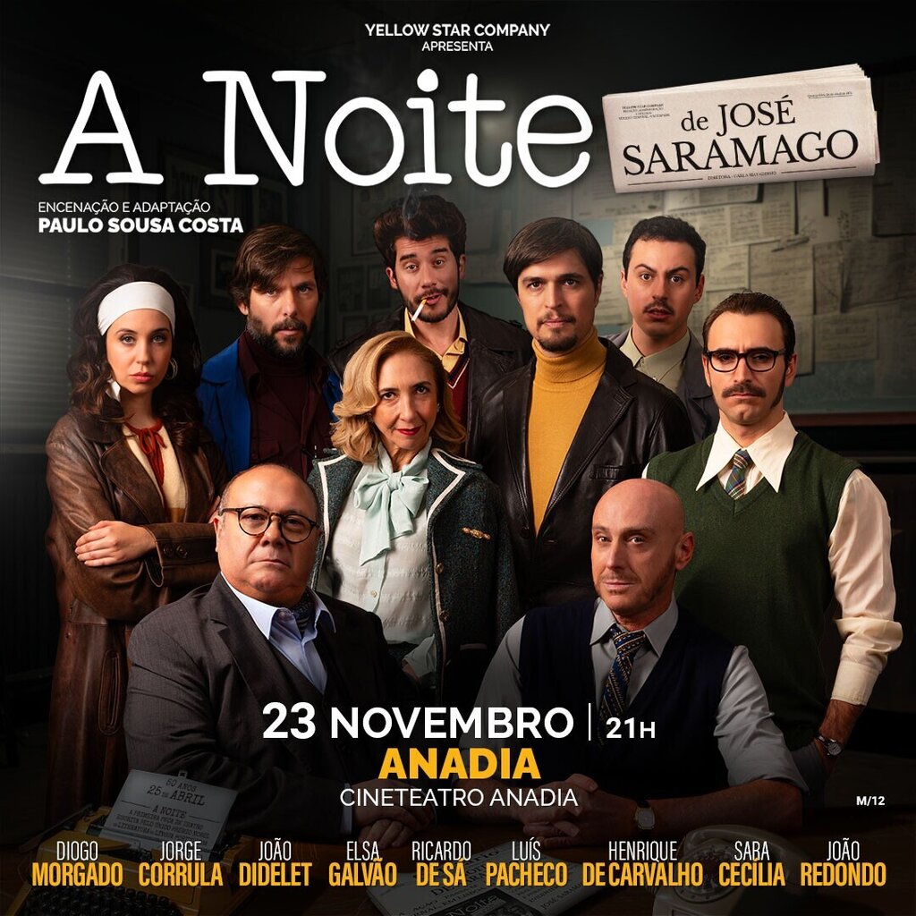 “A Noite” no Cineteatro Anadia