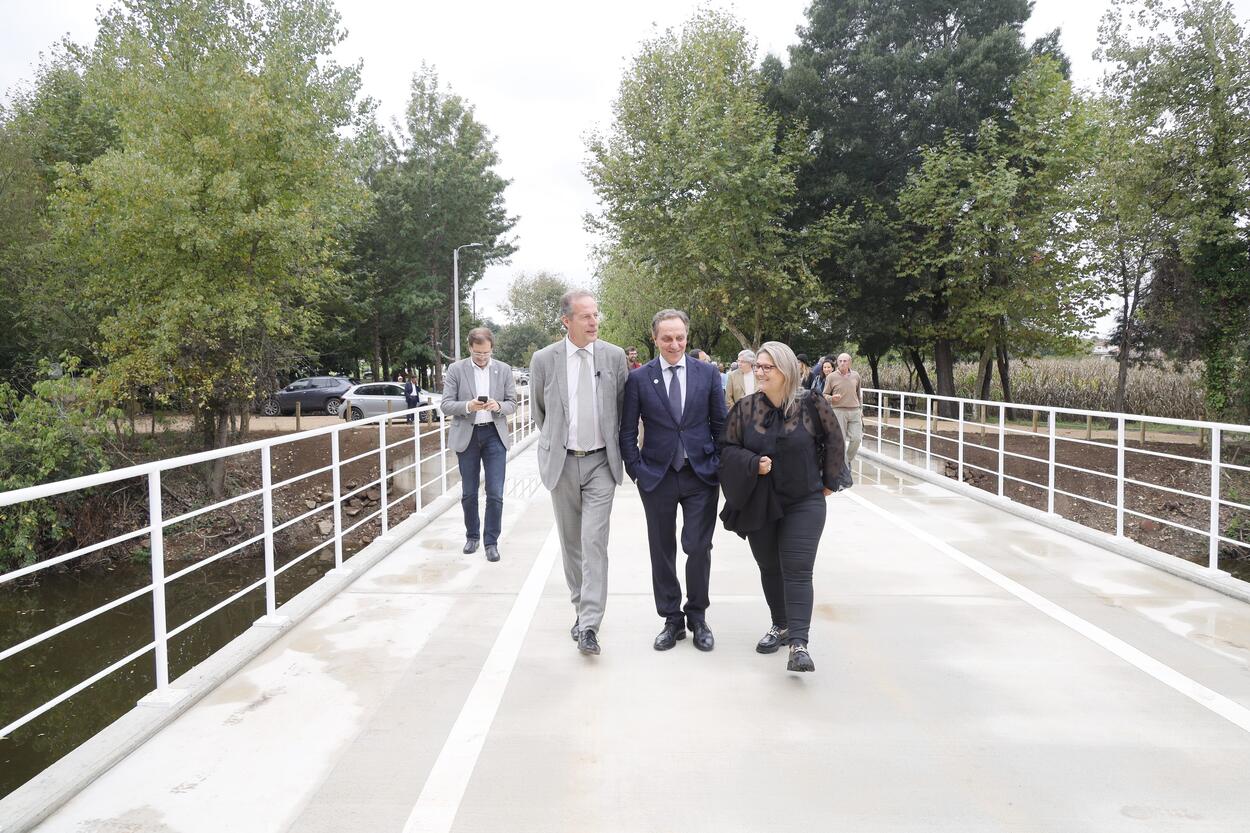 Inaugurada nova Ponte do Parque da Balsa, em Eixo