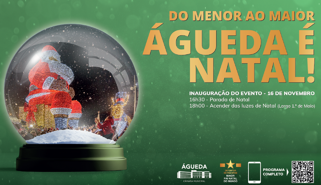 Águeda celebra a magia do Natal com muita luz e animação