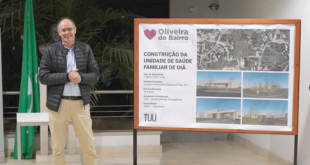 Nova Unidade de Saúde Familiar de Oiã | Empreitada apresentada