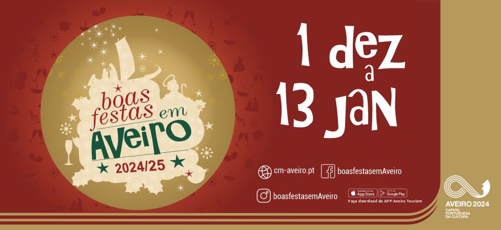 Boas Festas em Aveiro com concertos em igrejas, espetáculos piromusicais, instalação imersiva e O...