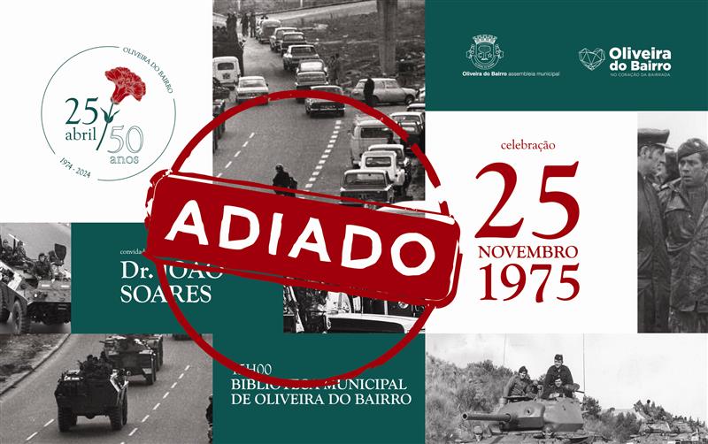 Celebração do 25 de Novembro de 1975 | Palestra adiada