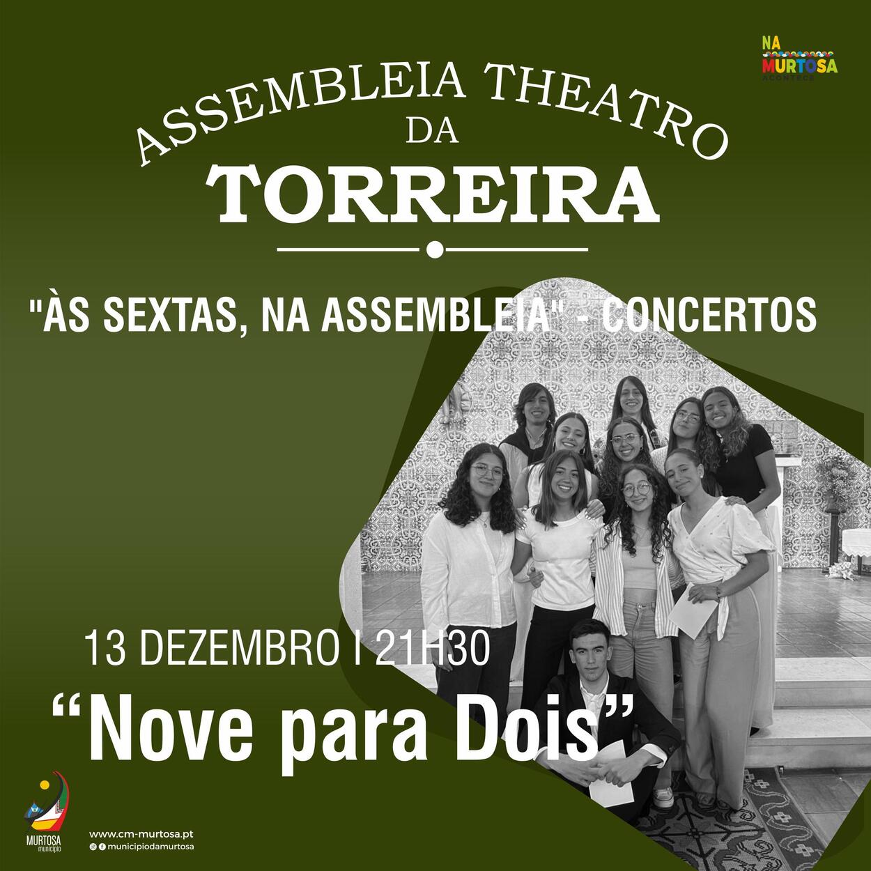 “NOVE PARA DOIS” ATUAM NA ASSEMBLEIA THEATRO DA TORREIRA