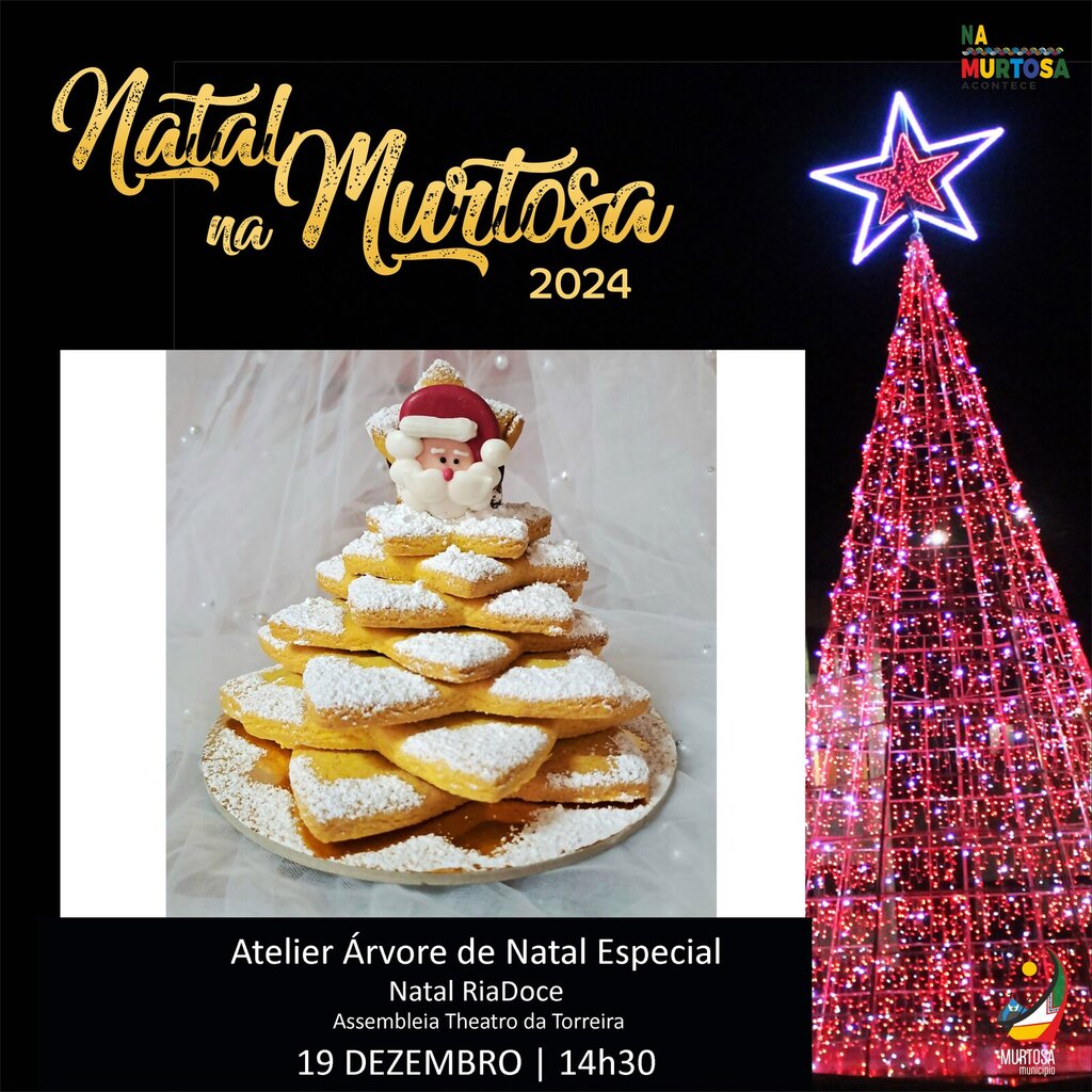 "ATELIER ÁRVORE DE NATAL ESPECIAL " NA ASSEMBLEIA THEATRO DA TORREIRA 