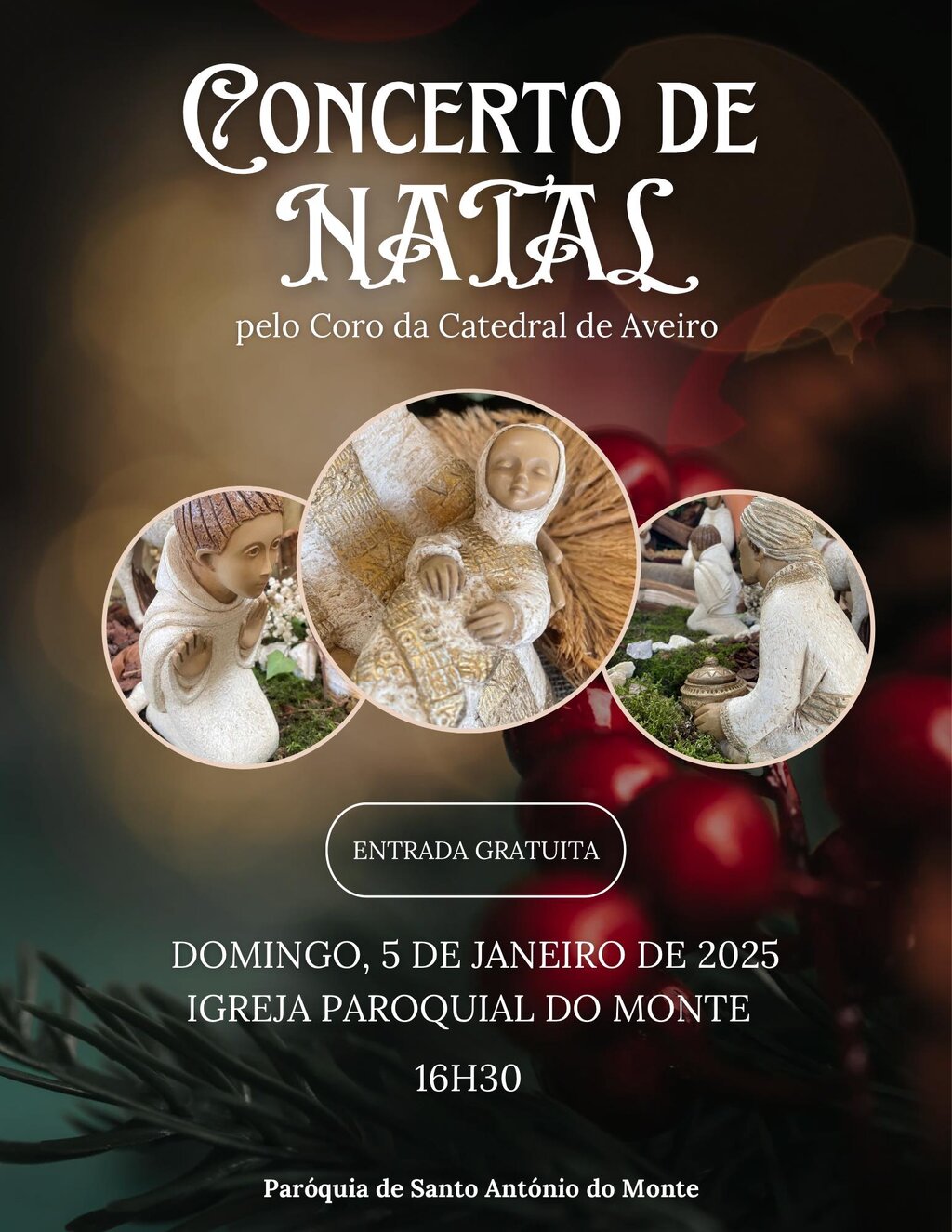 CONCERTO DE NATAL NA IGREJA DO MONTE