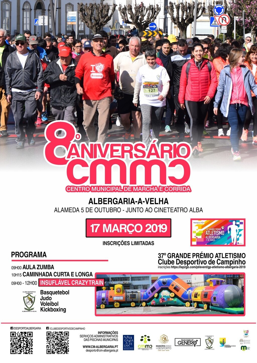 Centro Municipal de Marcha e Corrida de Albergaria-a-Velha celebra o 8.º aniversário