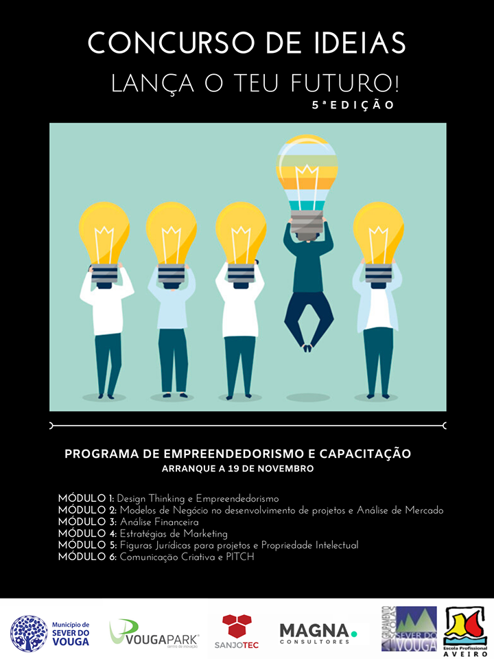 Vougapark: Concurso de Ideias incentiva o  empreendedorismo jovem 