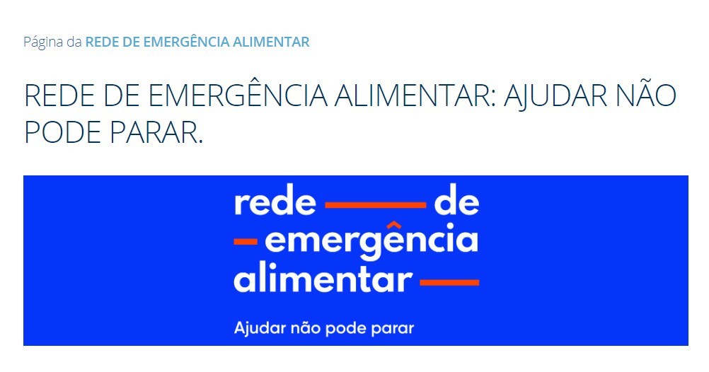 REDE DE EMERGÊNCIA ALIMENTAR