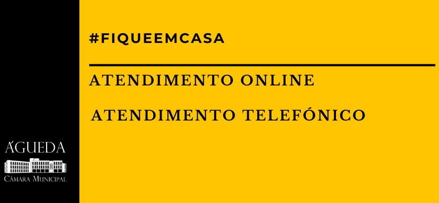 Covid-19 - Contactos de atendimento online e telefónico do Município de Águeda